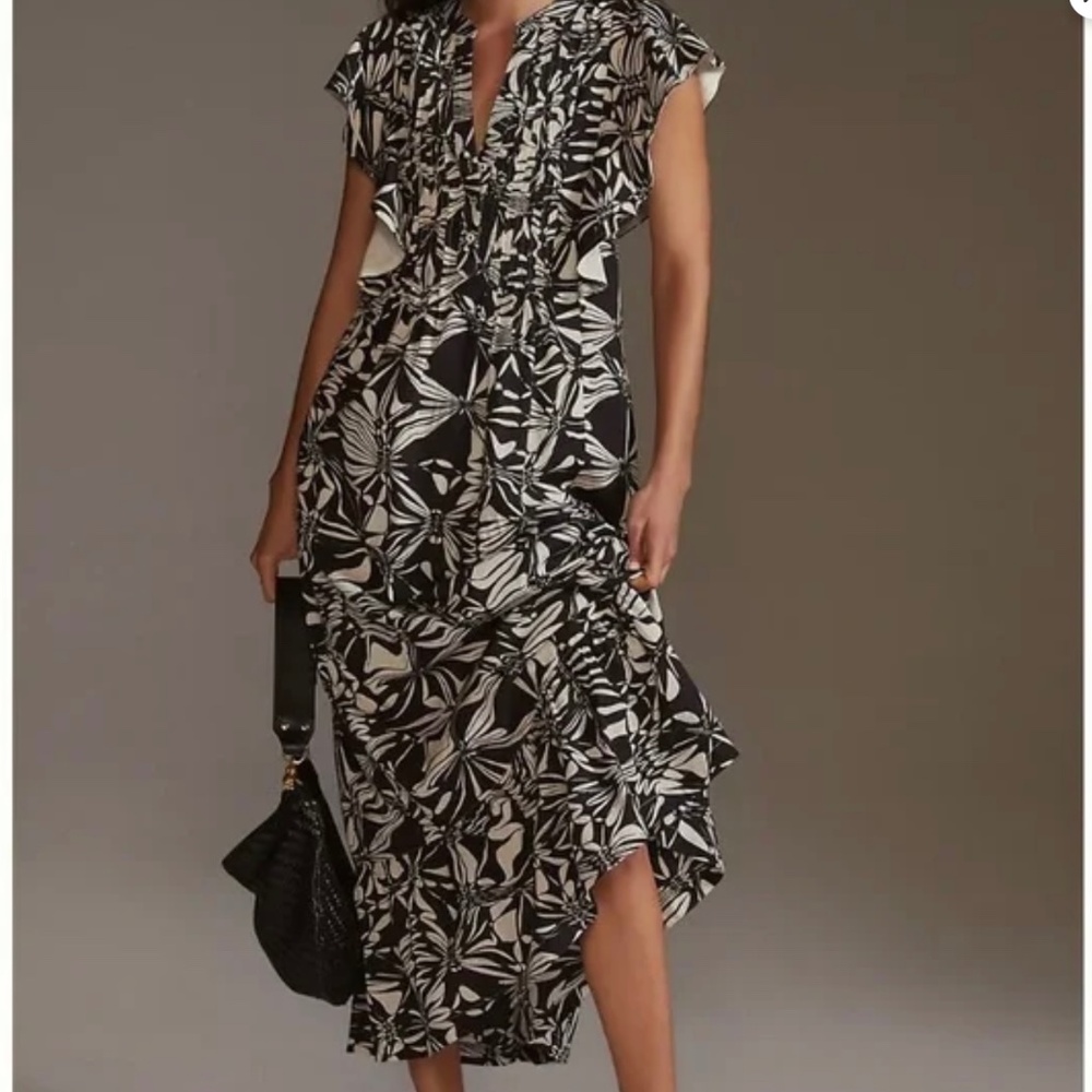 Anthropologie the Cassandra maxi dress